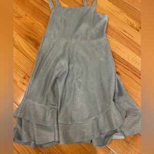 Blue sparkly party dress sizer 12 from poppies and roses
